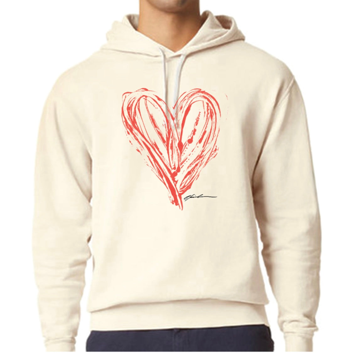 Heart hoodie